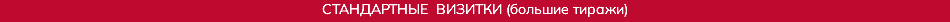 СТАНДАРТНЫЕ ВИЗИТКИ (большие тиражи)